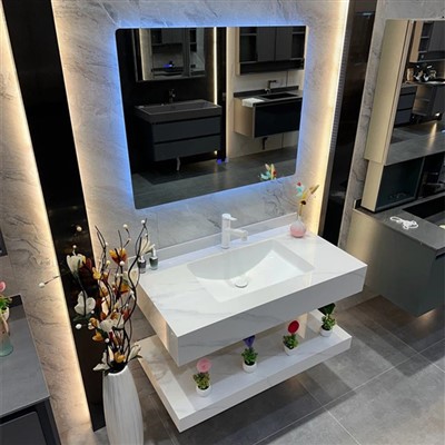 लेवी स्लेट बाथरूम कैबिनेट